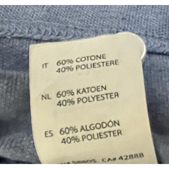 HB Harbor Bay Polo Short Sleeve Collared Button Neck Blue Gray Men’s Size 5XL - Picture 3 of 6